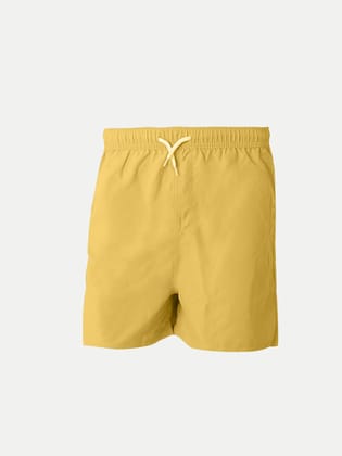 Teen Boys Yellow  Casual Shorts