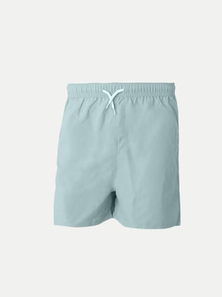 Teen Boys  Light Green Casual Shorts