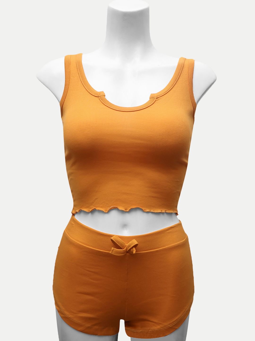 Women Orange Loungewear Set