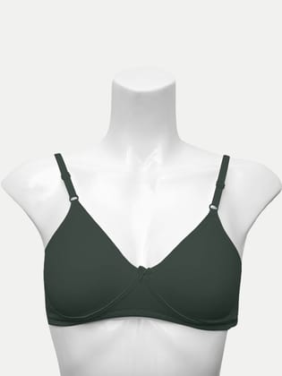 Women Odessy Bra Brownish green Color