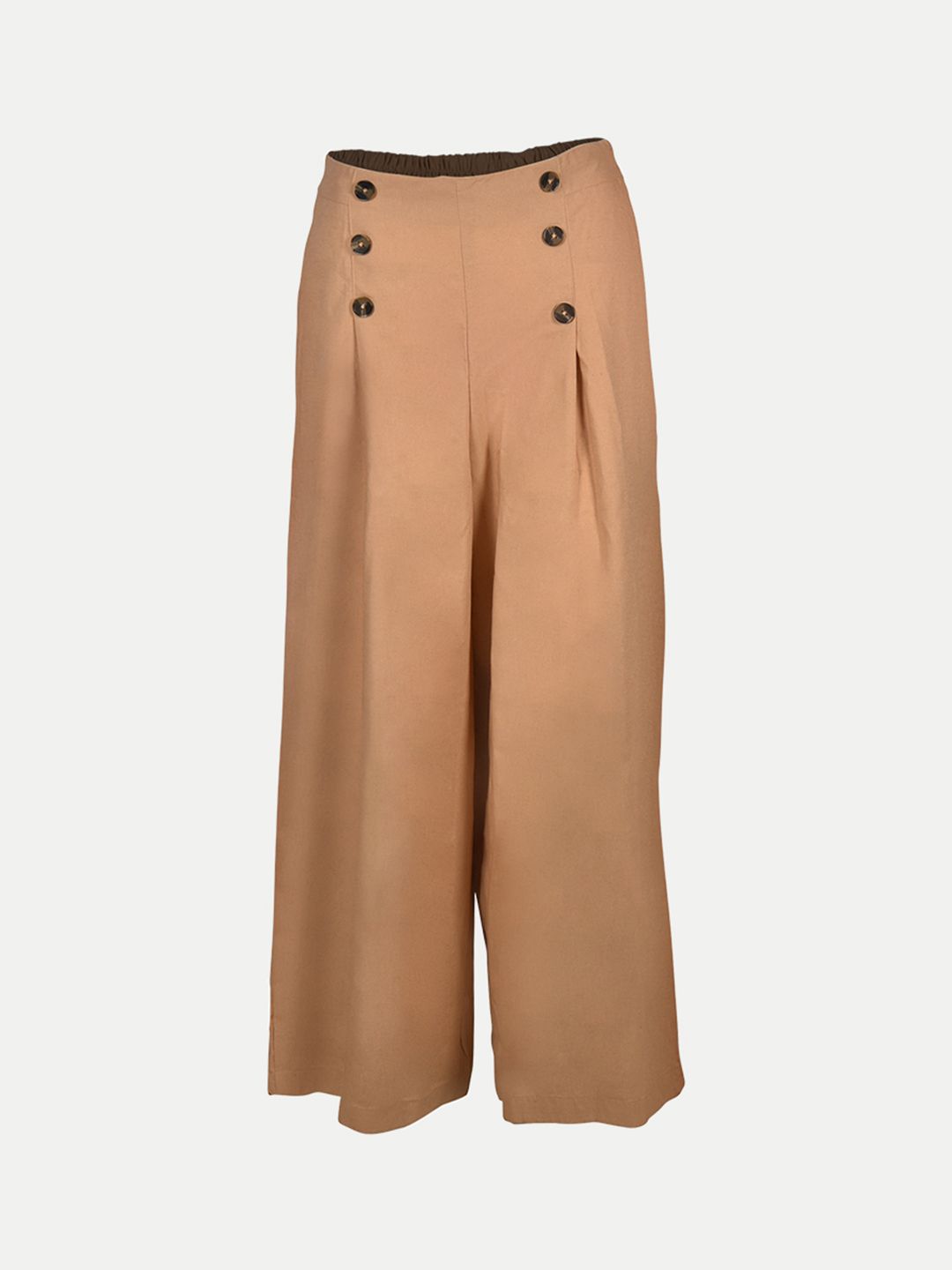 Women Beige Plazzo Pants