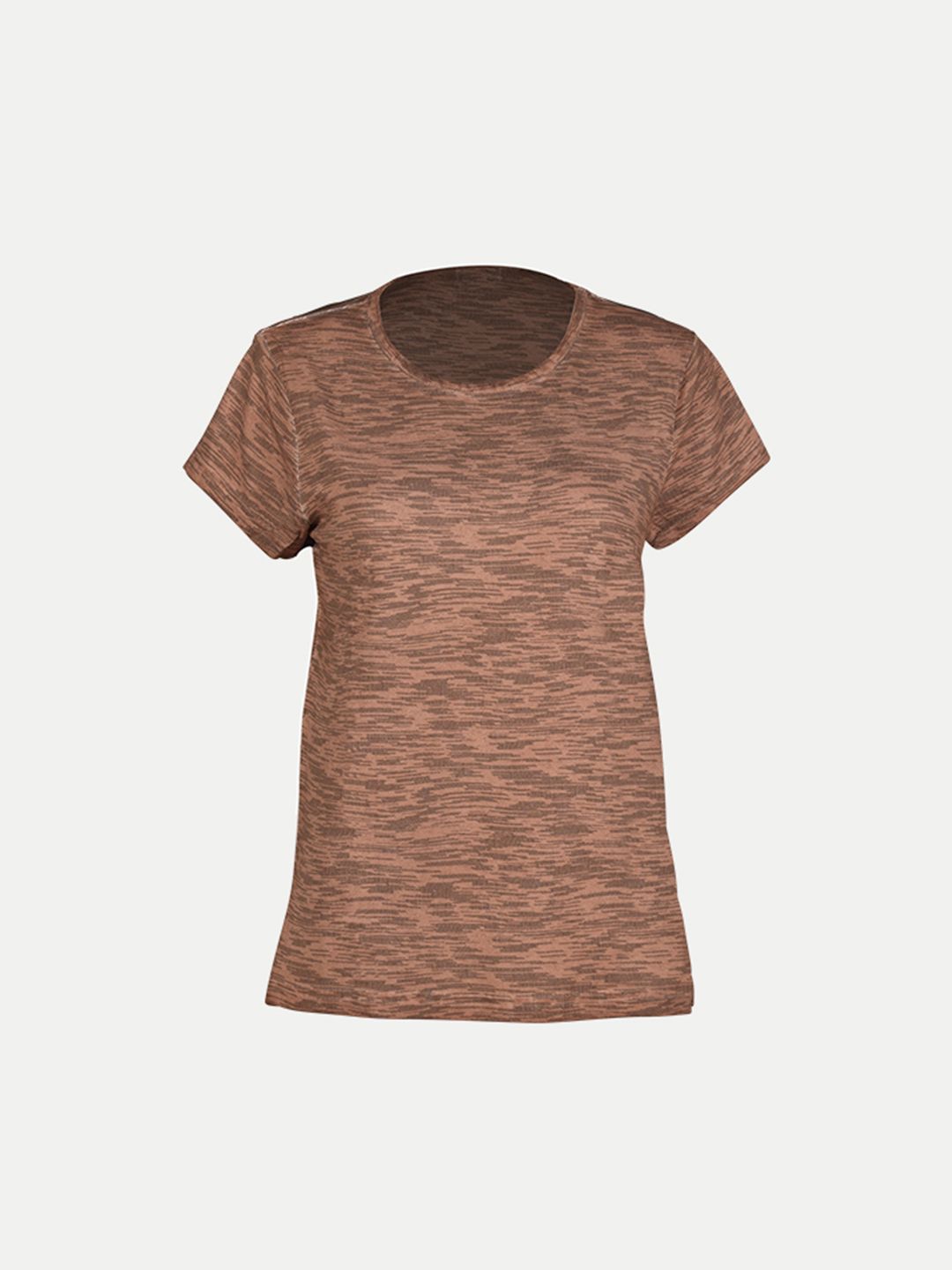 Women Beige Printed T- Shirts