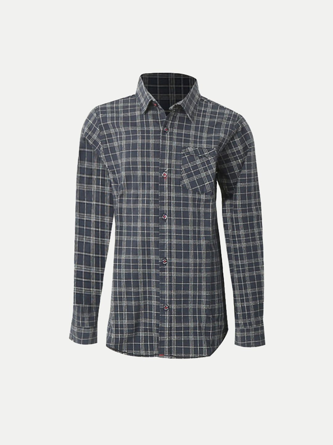 Boys Black Checked Shirt