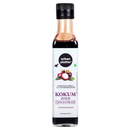 Urban Platter Kokum Juice Concentrate, 250ml [Unsweetened, Unsalted and Appetizer]