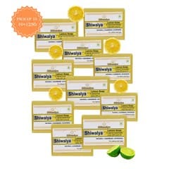 SHIWALYA Natural Lemon Soap || Handmade Bathing Soap || Herbal Soft & Radiant Skin || Suitable for All Skin Types (Pack of 10)