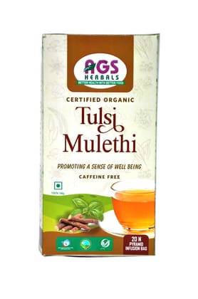 Tulsi Mulethi Pyramid Tea Bags