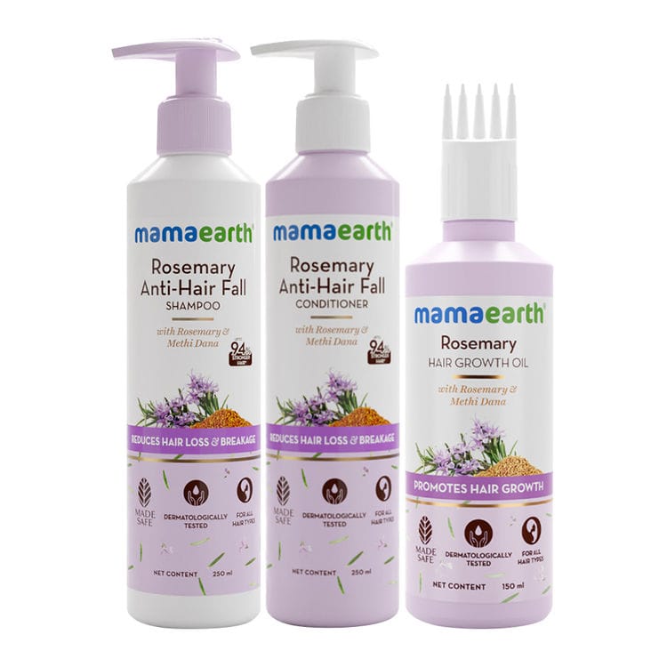 Mamaearth Rosemary Hair Care Kit (3 pcs)