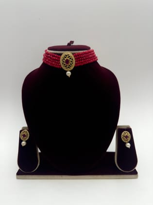 ACAS | Women's Designer Choker Set With Crystal