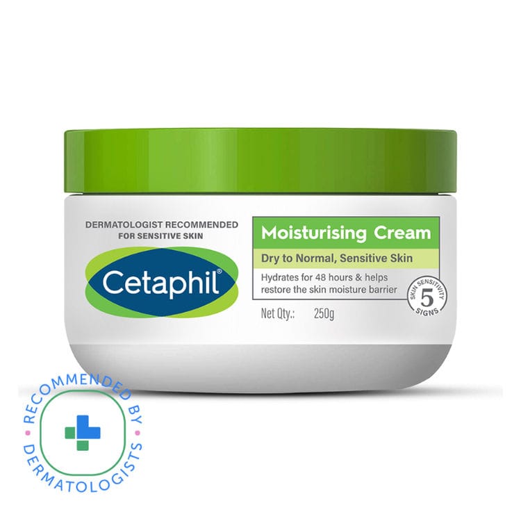 Cetaphil Moisturising Cream for dry to very dry Sensitive skin, Dermatologist Recommended (250g)