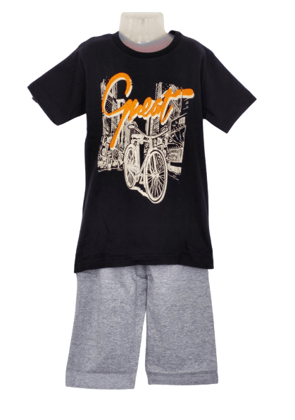 Boys Tshirt with 3/4th Shorts