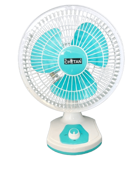 MyChetan 12 Inch,High Speed Motor 300 MM Table Fan| 3 Speed Settings | Made In India Multicolor