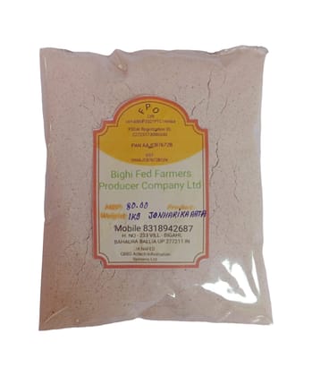 Jowar Flour / Atta| Soft Fluffy Rotis | Chakki Ground Jowari Atta | Millet Flour | Sorghum Flour | Jonna Atta   1kg