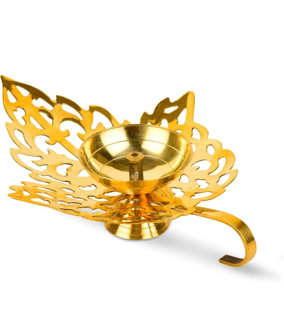 Brass Metal Leaf Diya