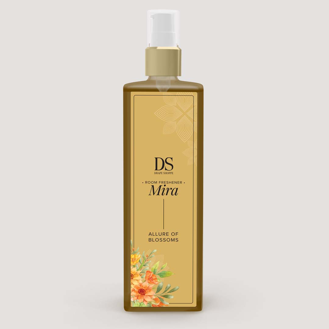 Chann Studio Mira Room Freshener Spray - 200 ML | Citrus Fresh, Mogra, Rajnigandha, Rose Garden, Magic of Flowers | Nature-Inspired Fragrance | Long-Lasting Odour Eliminator for Home & Office