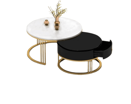 Round Coffee Table Set of 2