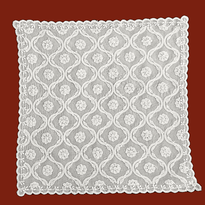 ChikanKari Dining Napkin Assortment | White | Chikankari | Hand Chikankari Embroidery