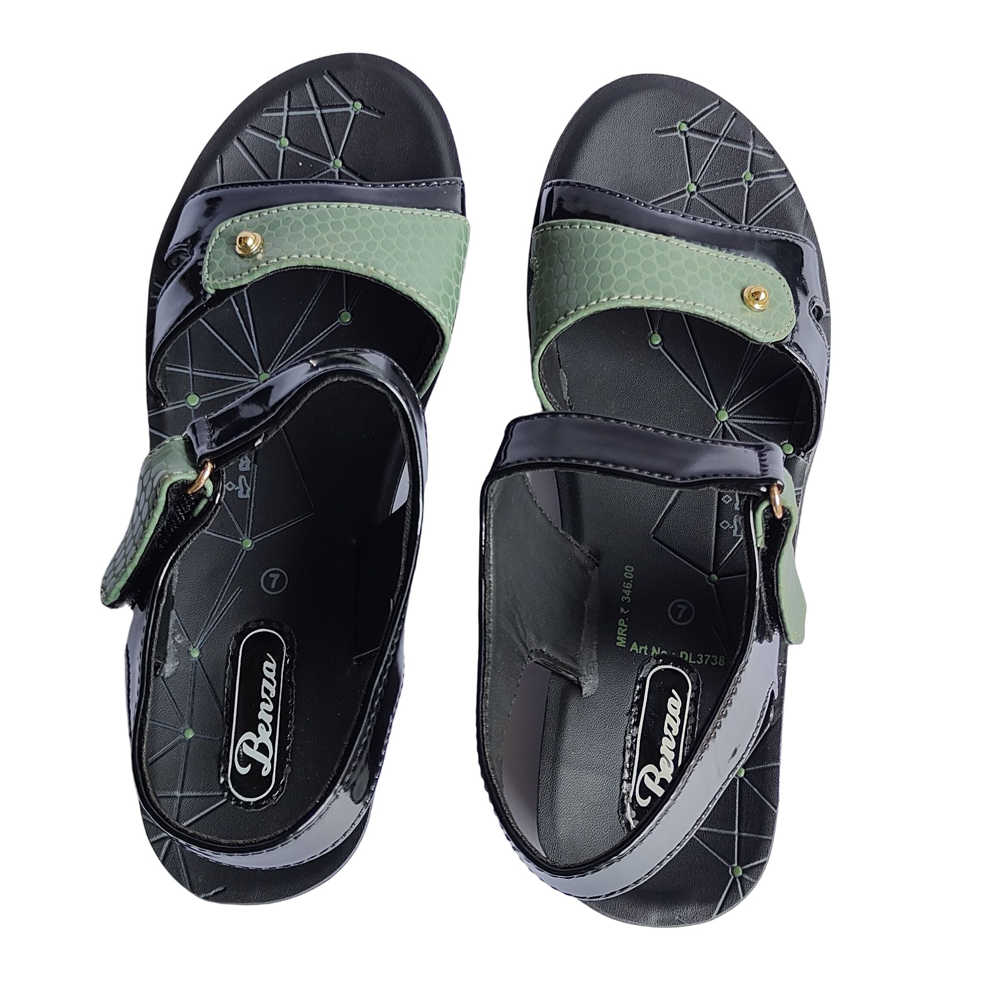 Benza Ladies Footwear Elegant Green