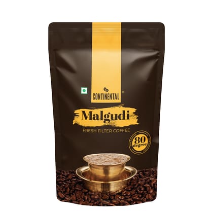 CONTINENTAL MALGUDI | (80% Coffee - 20% Chicory) | Traditional South Indian Filter Coffee Powder |