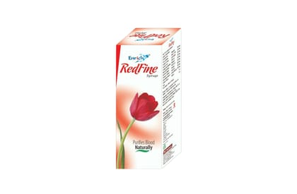 ENRICH PLUS RED FINE SYRUP, PURIFIES BLOOD 200ML.(PACK OF 2* 200Ml.)