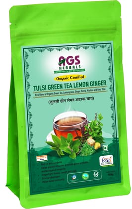 Tulsi Green Tea Lemon Ginger 100GM