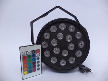 PAR Light - 18 LED Bulbs with Remote Control