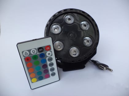 PAR Light - 6 LED Bulbs with Remote Control