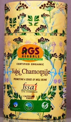 Tulsi Chamomile 100gm Cylender Pack