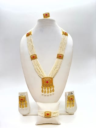 ACAS | Women's Designer Necklace Set With Pearls