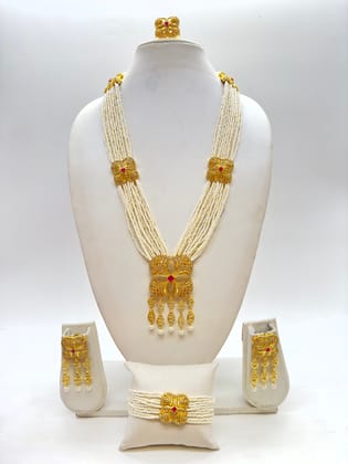 ACAS | Women's Designer Necklace Set With Pearls