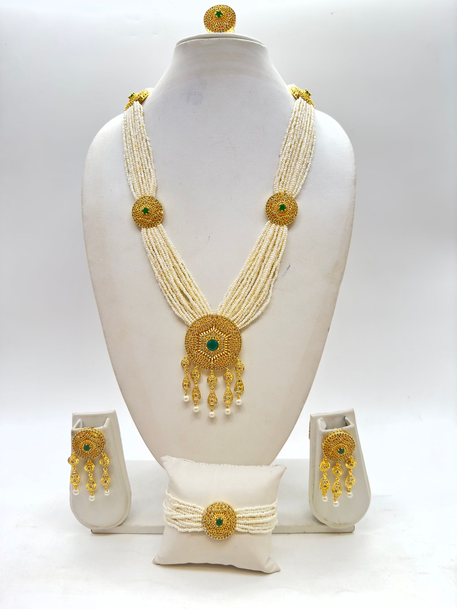 ACAS | Women's Designer Necklace Set With Pearls