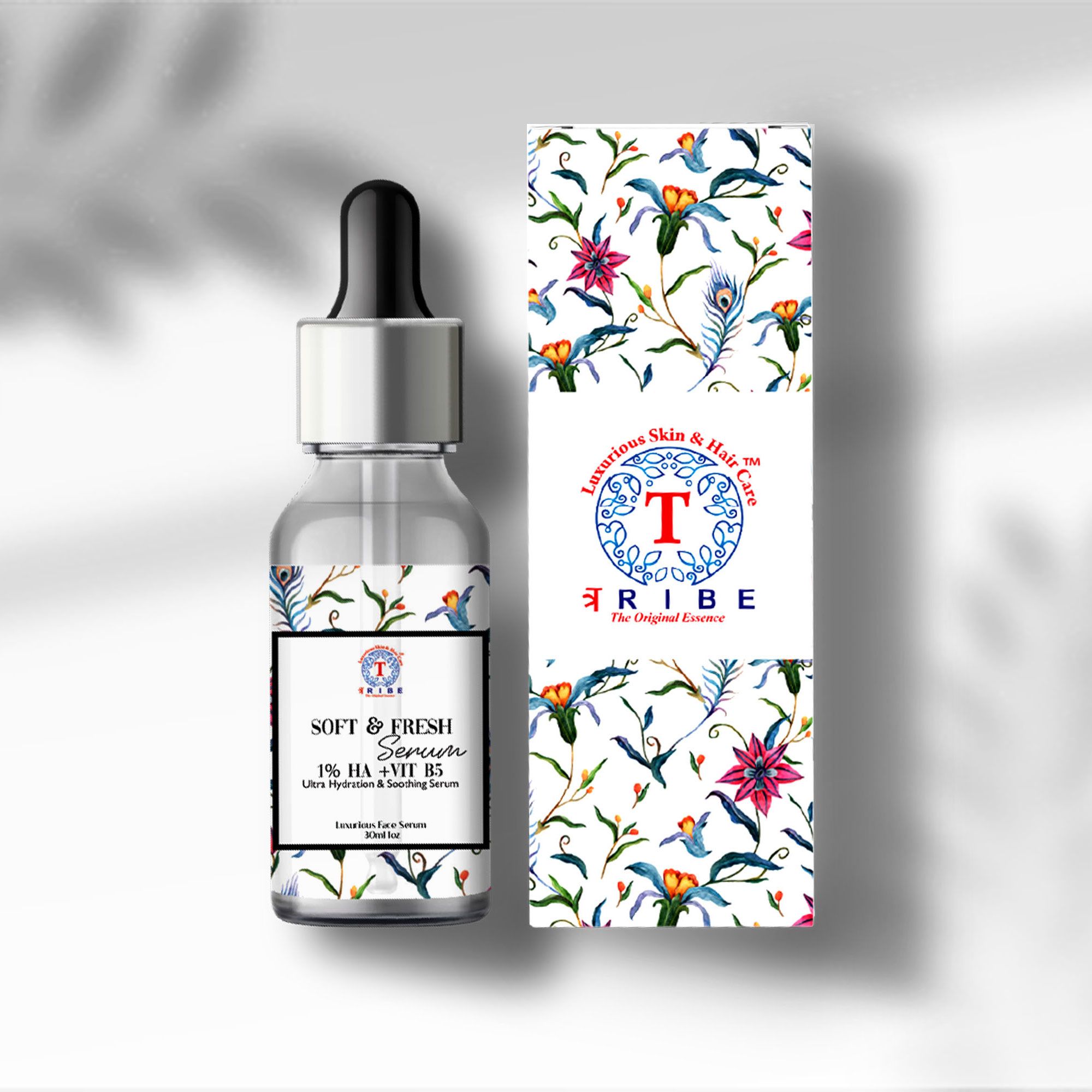 Tribe The Original Essence - Soft & Fresh Facial Serum with 1% H.A. + Vitamin B - 30 ml