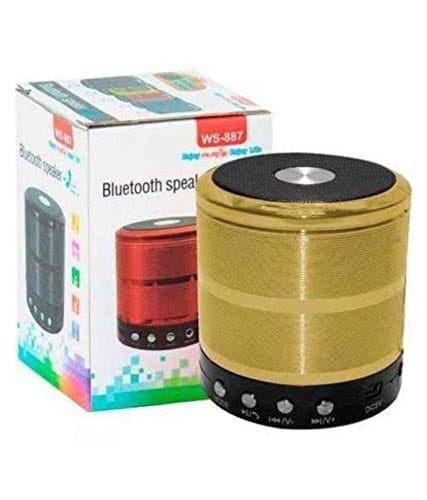 VA WORLD WS-887 Bluetooth Speaker 5 W Bluetooth SpeakerPack of 1(Multicolor, Stereo Channel)