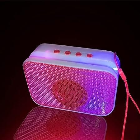 VA WORLD M412SP Portable Bluetooth Speaker Antenna Radio Mini Speaker Dynamic Thunder Sound with High Bass 5 W Bluetooth Speaker (Multicolor Stereo Channel)