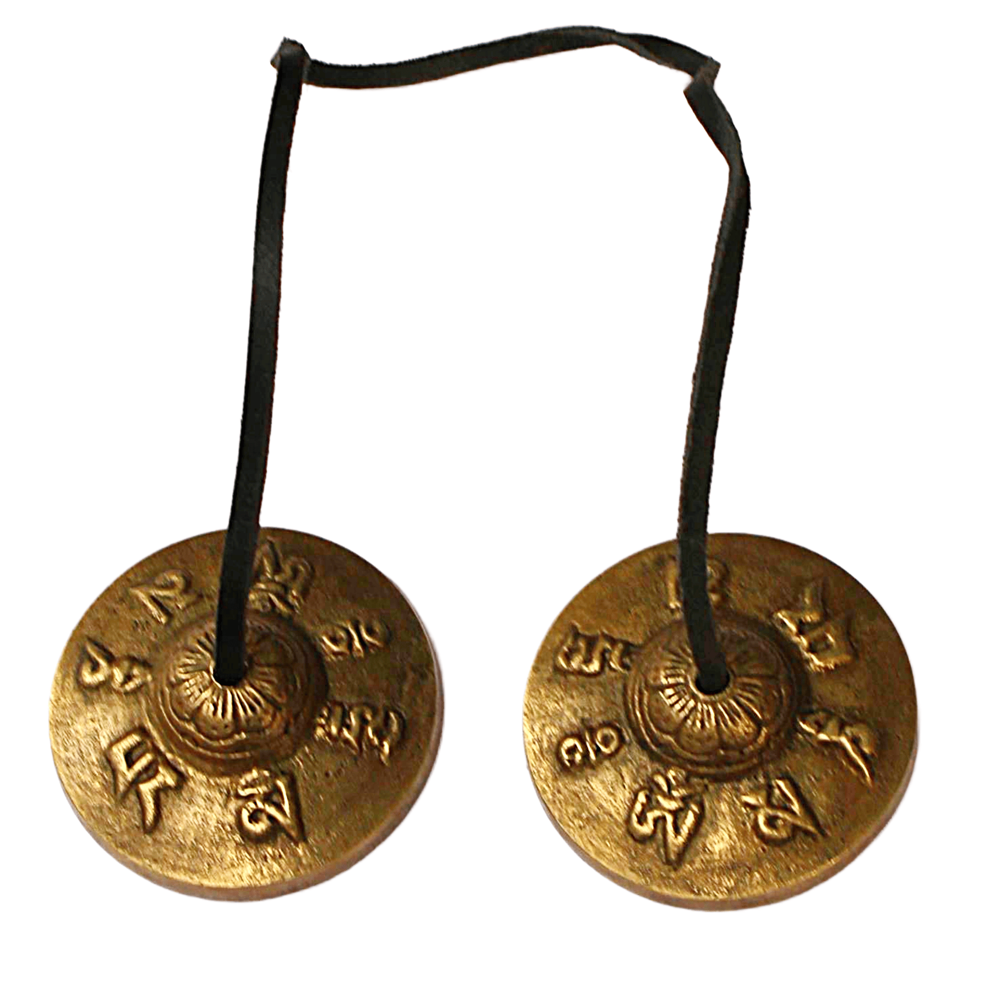 A.M. Maker | Brass| Cymbals Bells | Crafts Yoga Bell | Religious Style Percussion | Music Instrument | Metal Brass |  Glow Polish Copper Gold