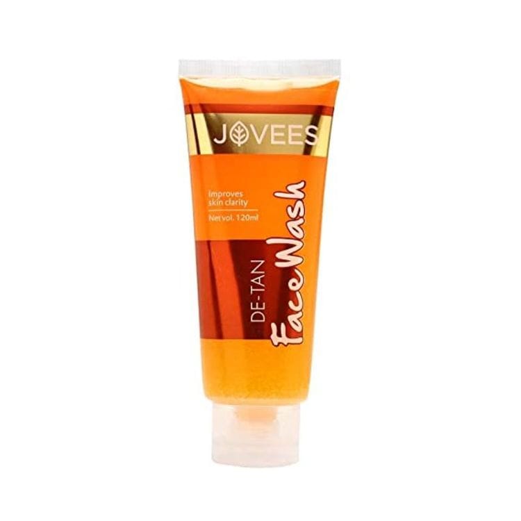 Jovees Herbal De-Tan Face Wash For Tan Removal All Skin Types And Paraben & Alcohol Free (120ml)