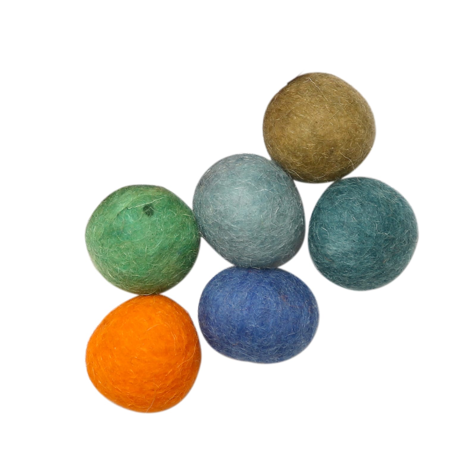 Casper's Interactive Felt Balls Cat Toy Set  6: Engaging Fun For Your Playful Purr-fect Companion!