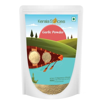 Kerala Spices 100% Natural Garlic Powder Dry 100gm No Artificial Colors and Preservatives