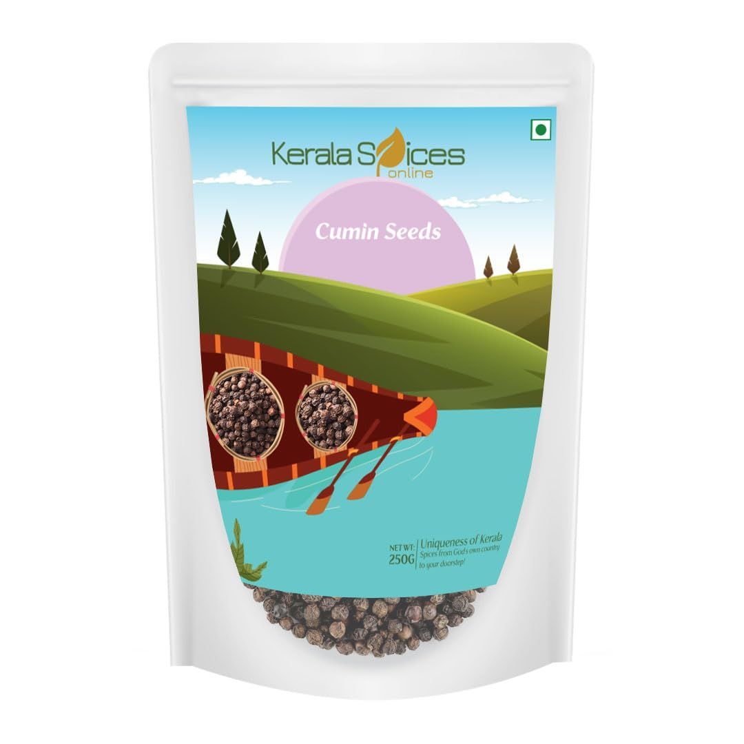 Keralaspicesonline Black Pepper Whole, Kali Mirch, Fresh Idukki Black Pepper-100 grams