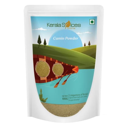 Kerala Spices 100% Natural Jeera Powder 100gm Preservatives and Colors Free Cumin Powder