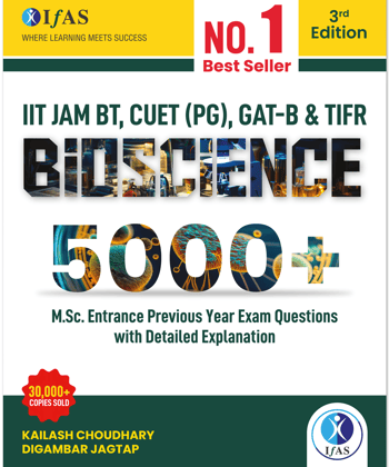 IIT JAM Biotechnology Bioscience Question Book M.Sc Entrance Previous Year Exam 5000+ Questions Bank for IIT JAM BT, TIFR, GATE-B & CUET PG