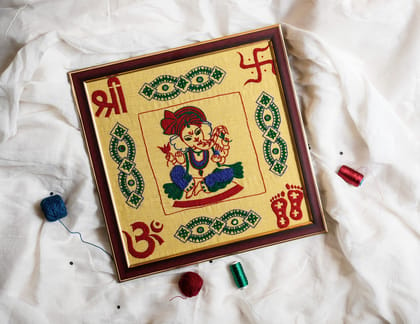 Hand Embroidered - Vastu Mural