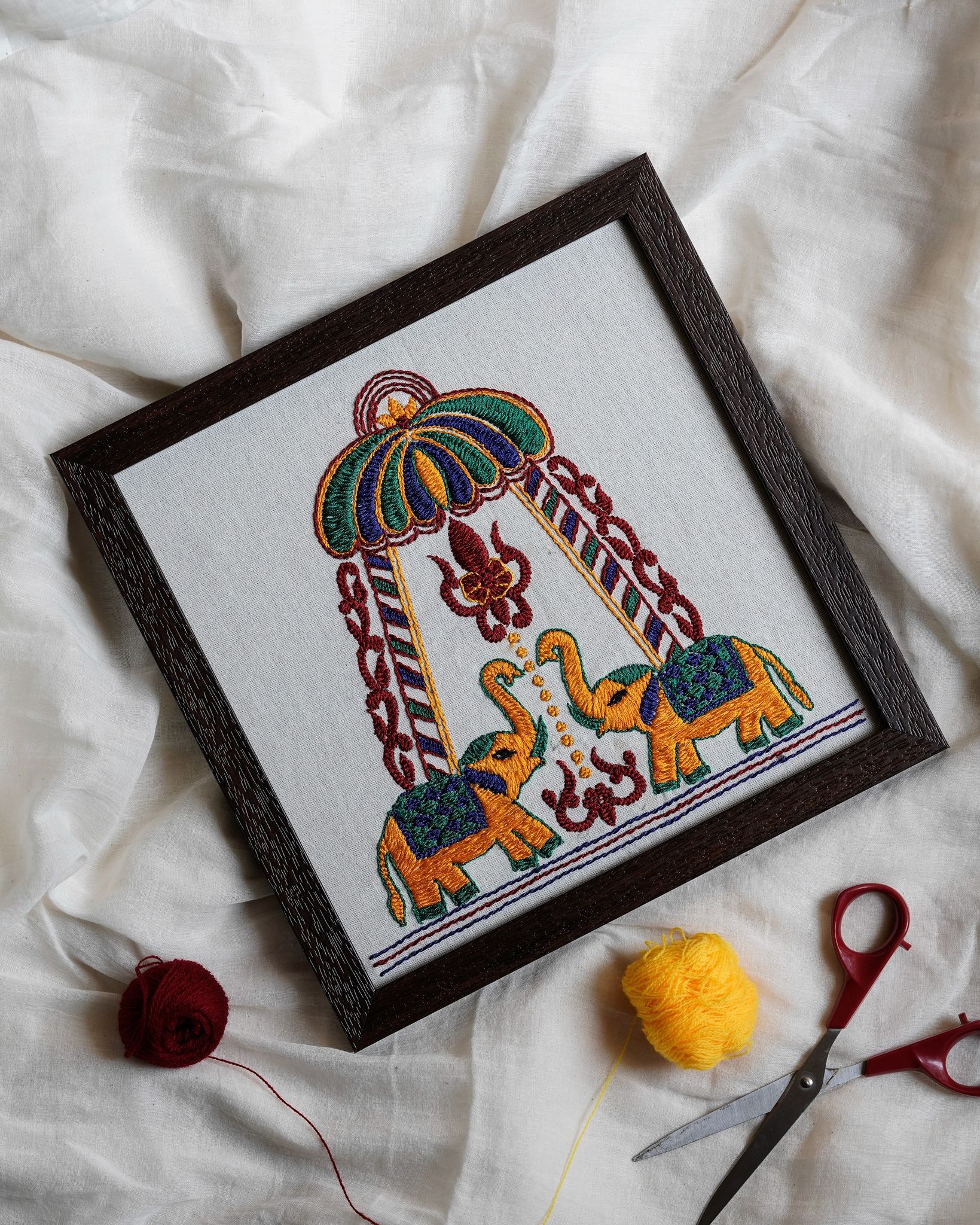 Jharoka – Hand Embroidered wall hanging