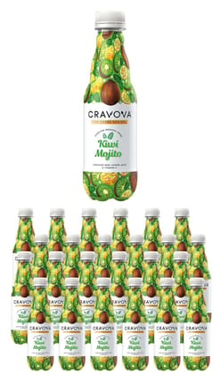 CRAVOVA - THE CRAVE BEGINS Kiwi Mojito Mocktails 300ml (Pack of 24)