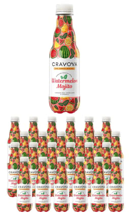 CRAVOVA - THE CRAVE BEGINS Watermelon Mojito Mocktails 300ml (Pack of 24)