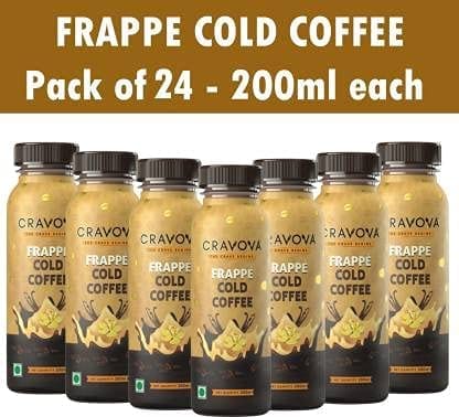 CRAVOVA - THE CRAVE BEGINS Classic Cold Coffee 200 ml (Pack of 24)