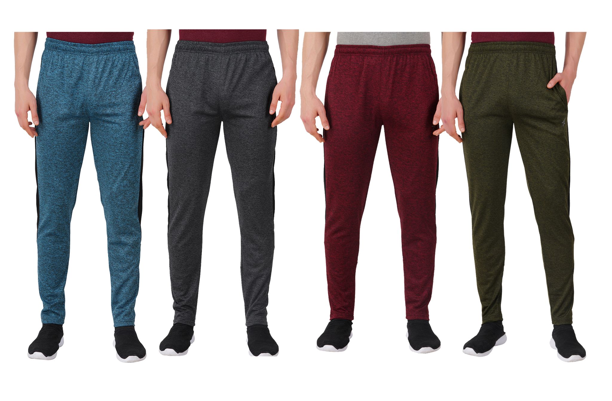 G Track Solid Men Multicolor Track Pants