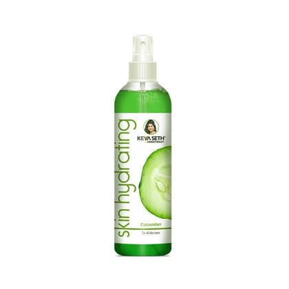 Keya Seth Aromatherapy Skin Hydrating Cucumber Toner, Combination & Sensitive Skin Open Pores Tightening, Soothing, Antioxidants, Detox, Alcohol Free 200ml