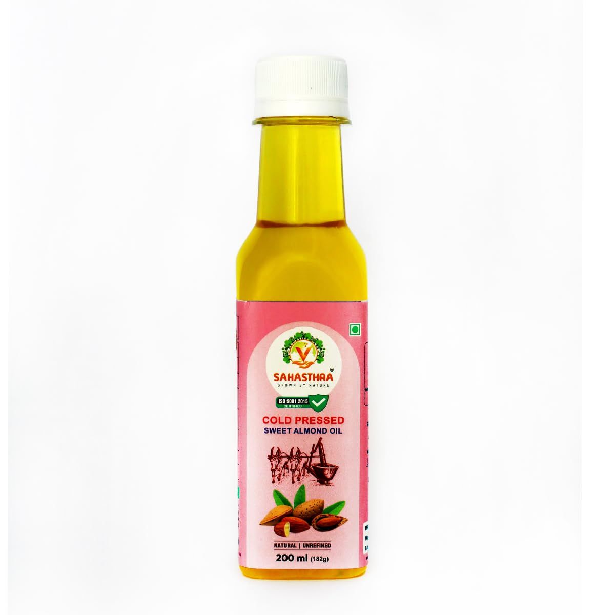 SAHASTHRA Cold Pressed Almond Oil - 200 Ml