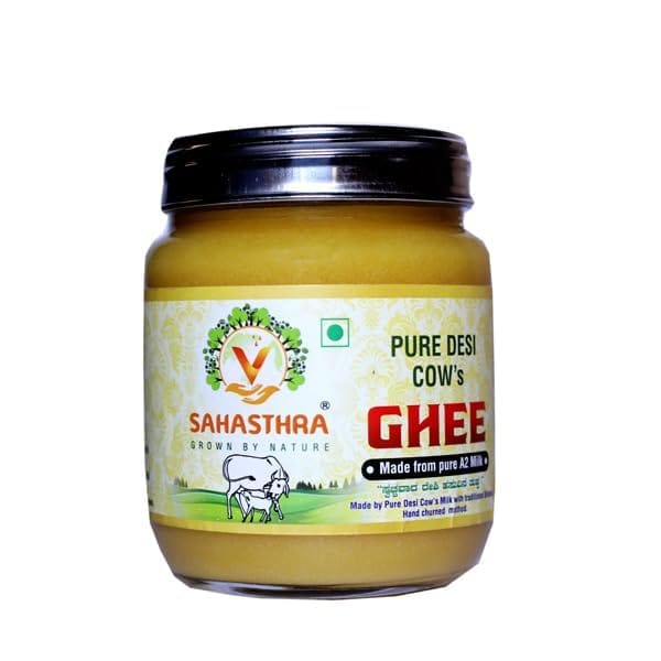 Sahasthra Pure Desi A2 Milk Cow ghee - 500 ML