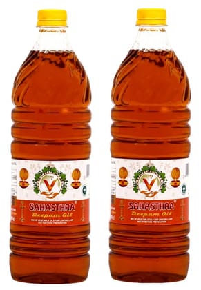 SAHASTHRA Deepam Oil 1 Ltr +1 Ltr